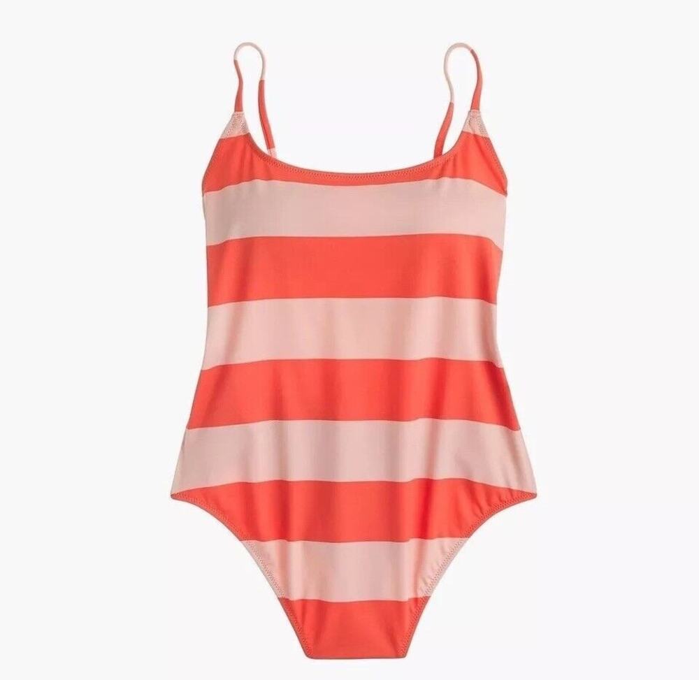 J. Crew Striped One Piece Swimsuit Size XL NWT